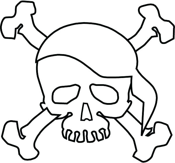 600x560 Skull And Crossbones Coloring Pages X A A Previous Image Next