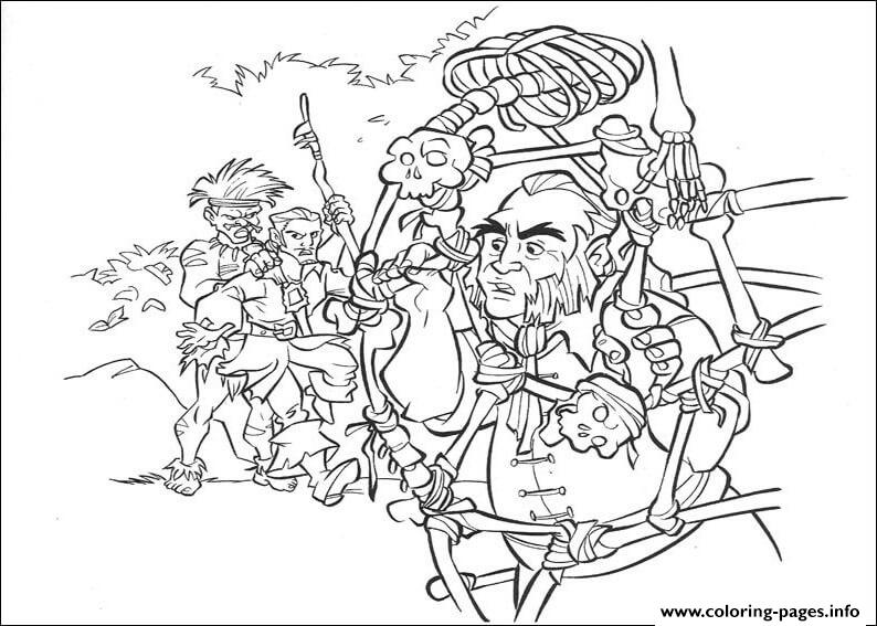 794x567 The Pirates Captured Pirates Of The Caribbean Coloring Pages Printable
