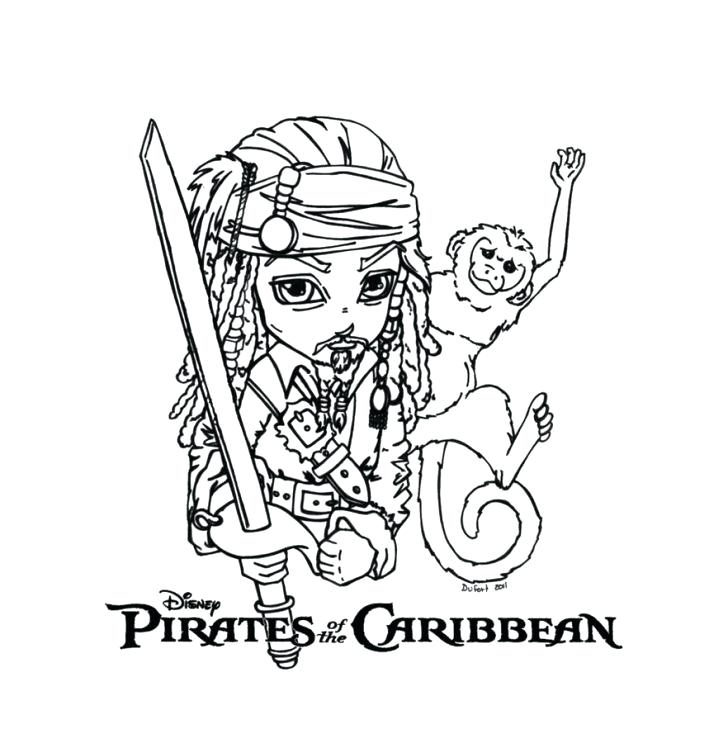 728x748 Treasure Trove Pirates Of The Coloring Page For Kids Treasure