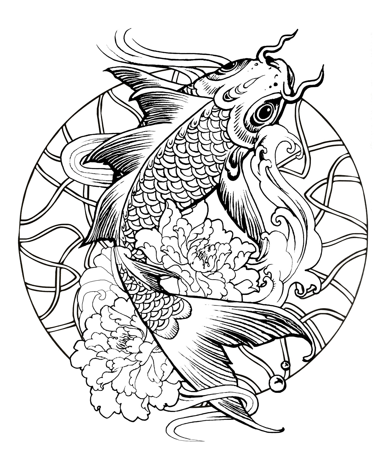 1539x1885 Pisces Free To Color For Children