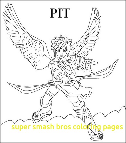 441x500 Super Smash Bros Coloring Pages With Smash Bros Coloring Super
