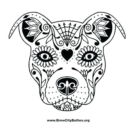 460x460 Pitbull Coloring Page Coloring Pages For Adults Face Puppy