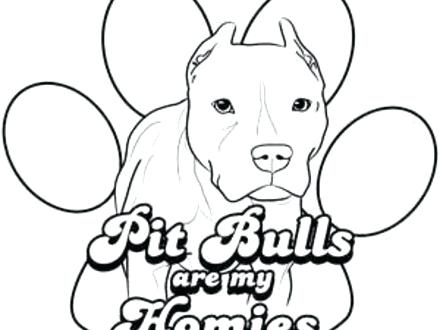 440x330 Pit Bull Coloring Pages Dog Colouring Pages Coloring Pages