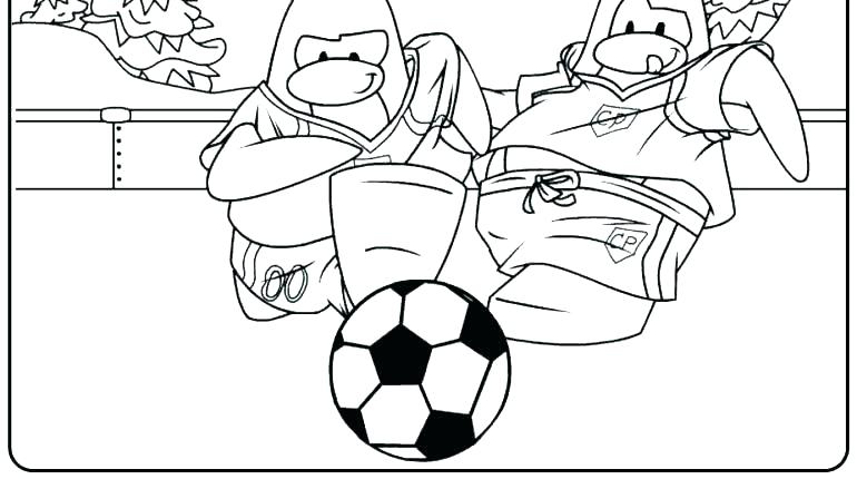 770x430 Coloring Pages Penguins Two Penguins Club Penguin Coloring Pages