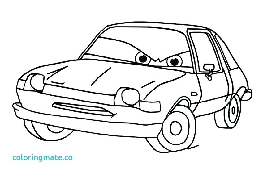 850x567 Pixar Cars Coloring Pages Coloring Page Cars Classic Car Coloring
