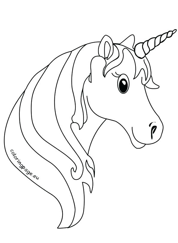 595x808 Pixel Coloring Pages Head Coloring Page Unicorn Face Coloring