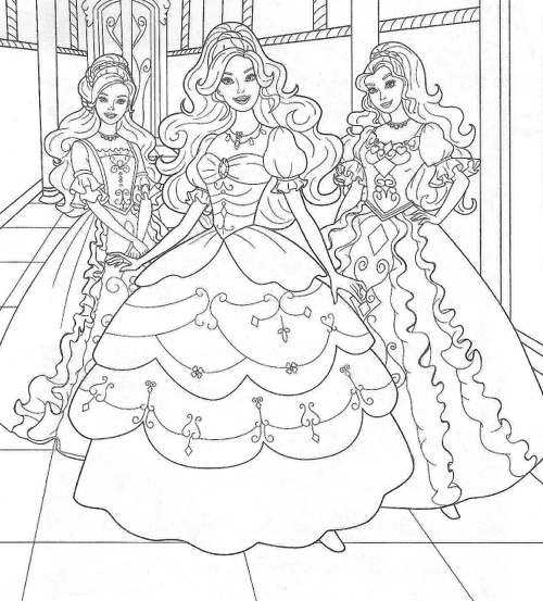 500x553 Coloring Pages Pdf A Pdf Of Barbie Movie Coloring Pages That