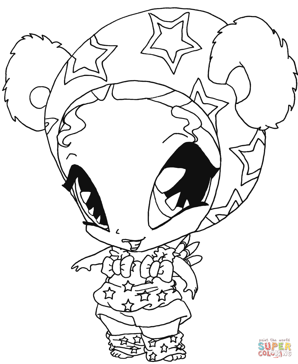 1033x1260 Winx Club Piff Pixie Coloring Page Free Printable Coloring Pages