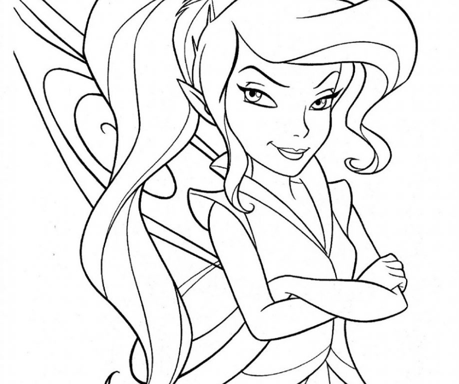 919x768 Printables Pixie Hollow Coloring Page For Girls Disney Pages Free