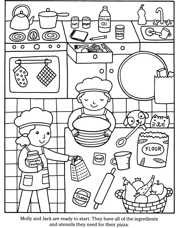 609x770 Pizza Coloring Page Piels Pizza Coloring Pages Preschool