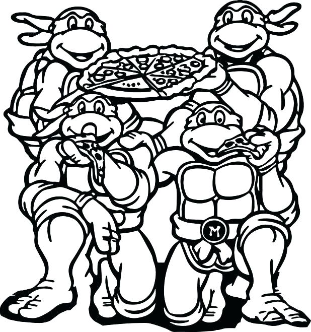 618x659 Free Printable Pizza Coloring Pages Coloring Page Pizza Ninja