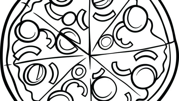 585x329 Coloring Pages Pizza
