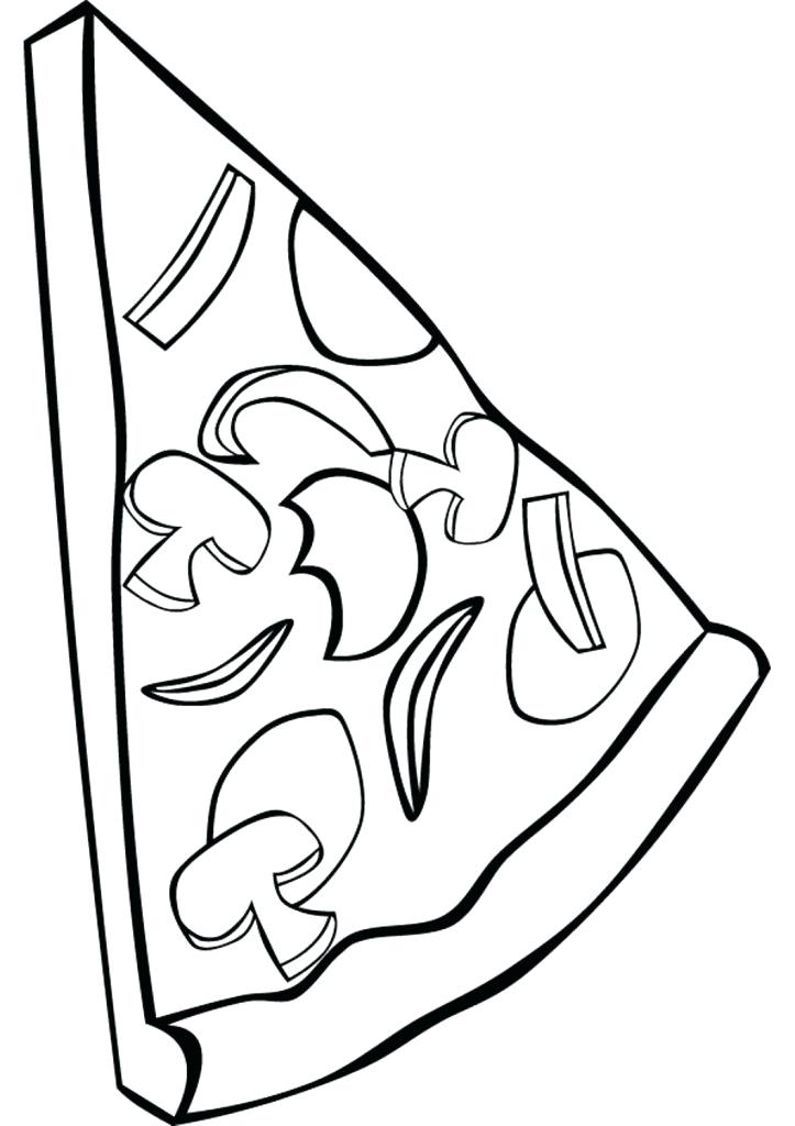 723x1024 Coloring Page Pizza Cartoon Picture Of Pizza Coloring Page Free