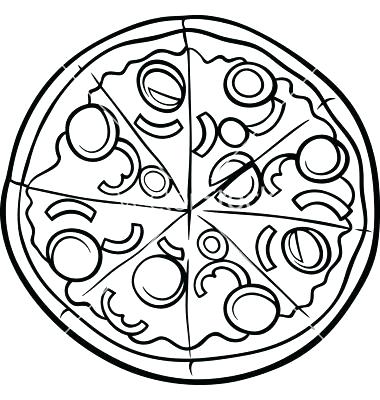 380x400 Coloring Pages Pizza Pizza Coloring Pages Coloring Pictures