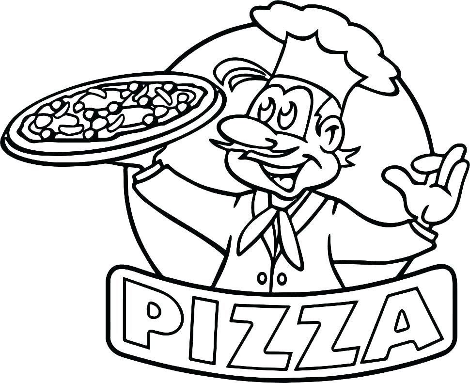 970x790 Pizza Coloring Pages Coloring Page Pizza Download Coloring Pages