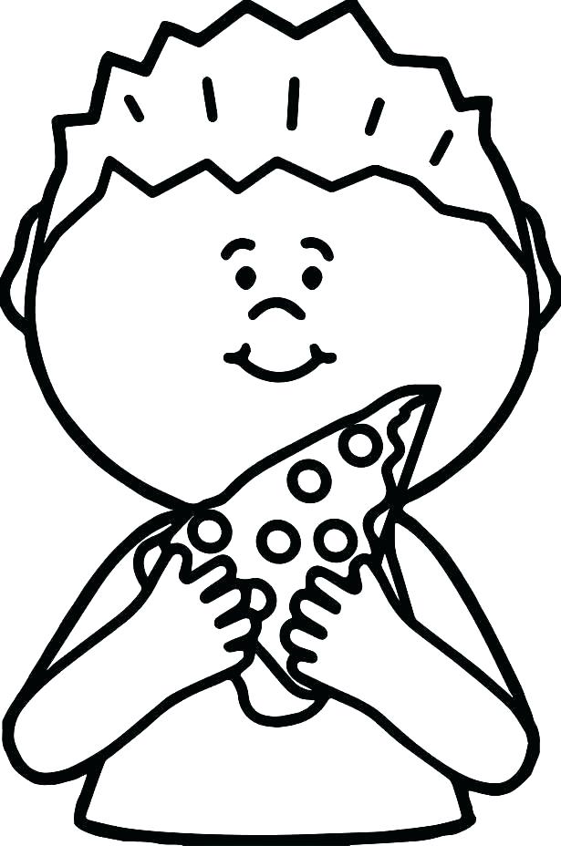 615x928 Coloring Pages Surprising Pizza Slice Coloring Page Cheese Pizza