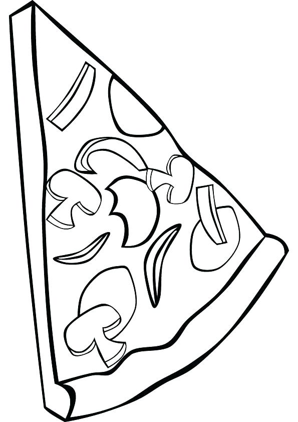 595x842 Pizza Coloring Book Free Printable Pizza Slices Coloring Bookmark