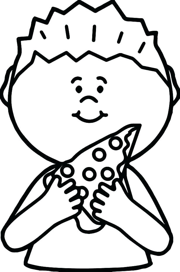 615x928 Free Printable Pizza Coloring Pages Kids New Ninja Turtles Food