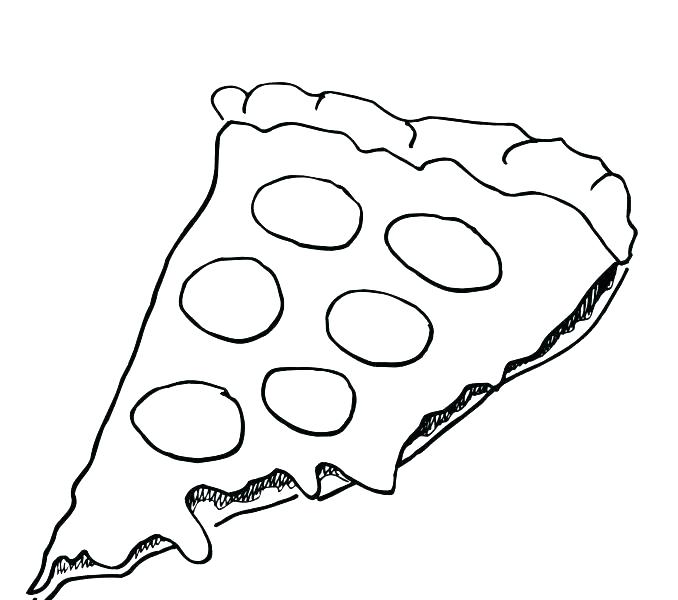 678x600 Pizza Coloring Pages Pizza Coloring Pages Printable Pizza Toppings