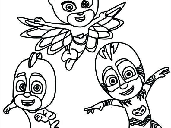 567x425 Pj Masks Coloring Book