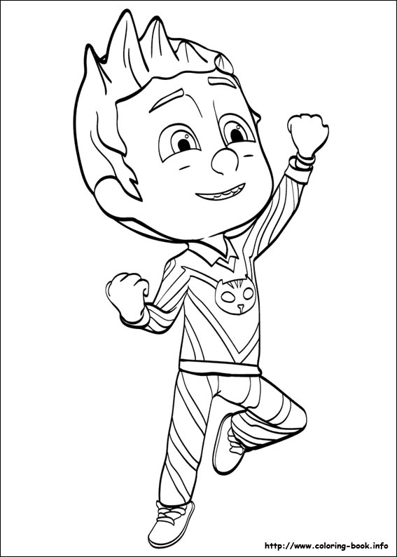 567x794 Pj Masks Coloring Pages On Coloring