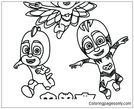 453x369 Masks Coloring Pages Pj Masks Coloring Pages Free Printable Masks