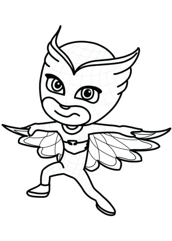 Pj Mask Owlette Coloring Pages at GetDrawings | Free download
