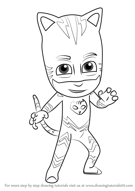 567x800 Learn How To Draw Catboy From Pj Masks