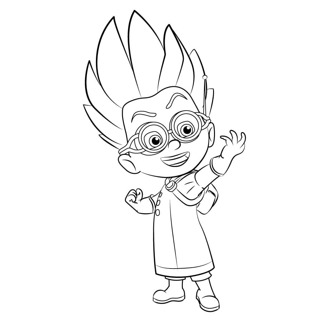 1024x1024 Pj Masks Coloring Pages