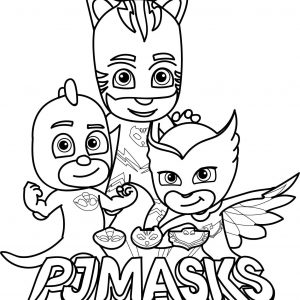 300x300 Pj Masks Gecko Coloring Pages Copy Catboy From Pj Masks Coloring