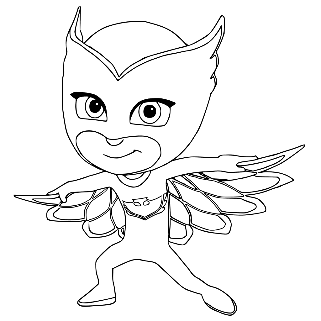 1024x1024 Top Pj Masks Coloring Pages