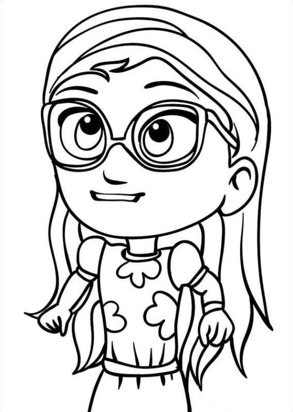 593x832 Kids N Coloring Pages Of Pj Masks