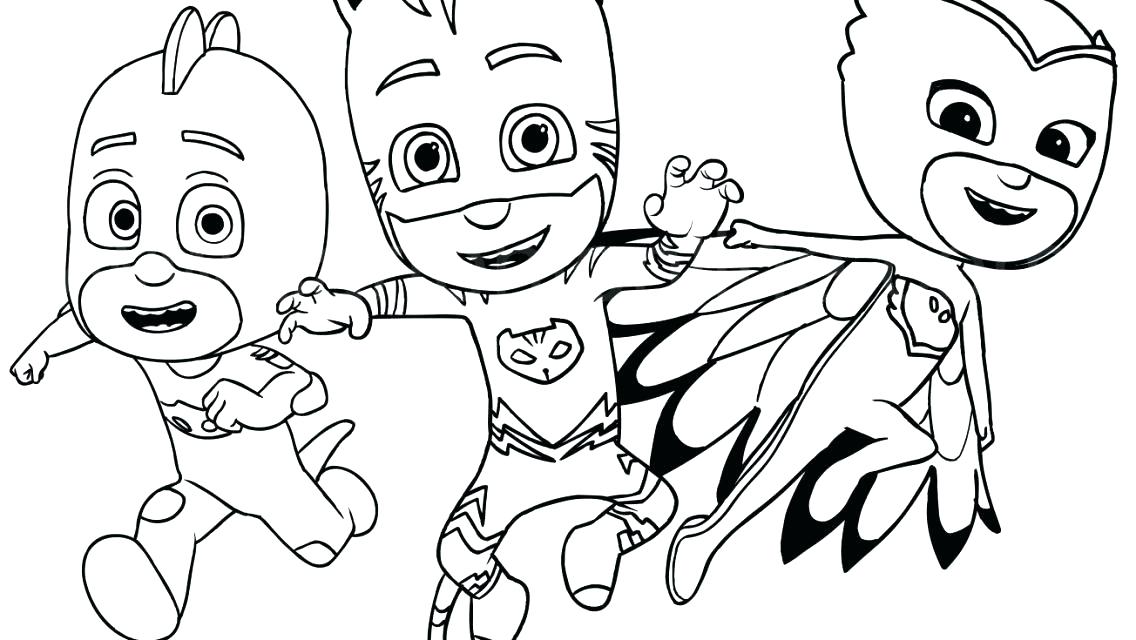 1136x640 Pj Mask Coloring Pages Plus Masks Coloring Games Pages Free
