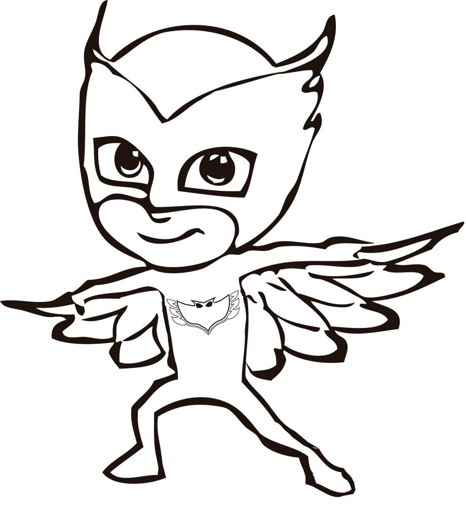 920x1000 Pages Beautiful Pj Masks Coloring Pages Coloring Home