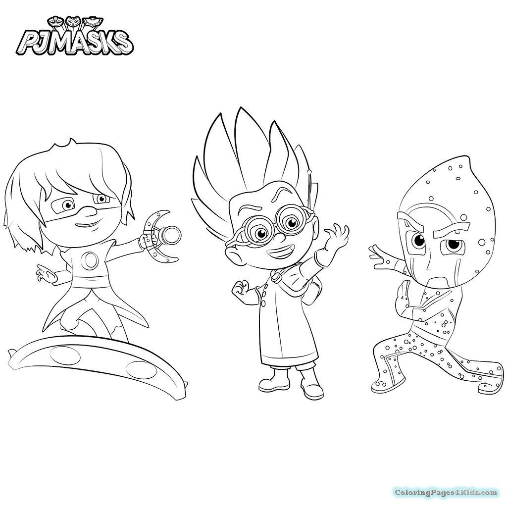 1024x1024 Pj Masks Coloring Pages Coloring Pages For Kids