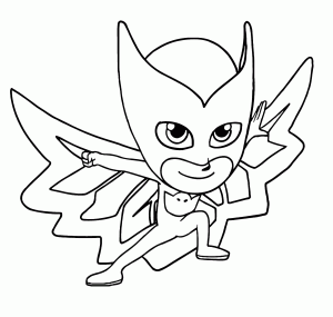 300x285 Pj Masks Coloring Pages