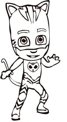 236x426 Pj Masks Coloring Pages To Download And Print For Free Birthday