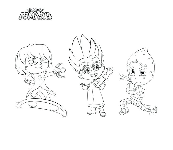 736x640 Pj Masks Coloring Pages To Print Mask Coloring Pages Free