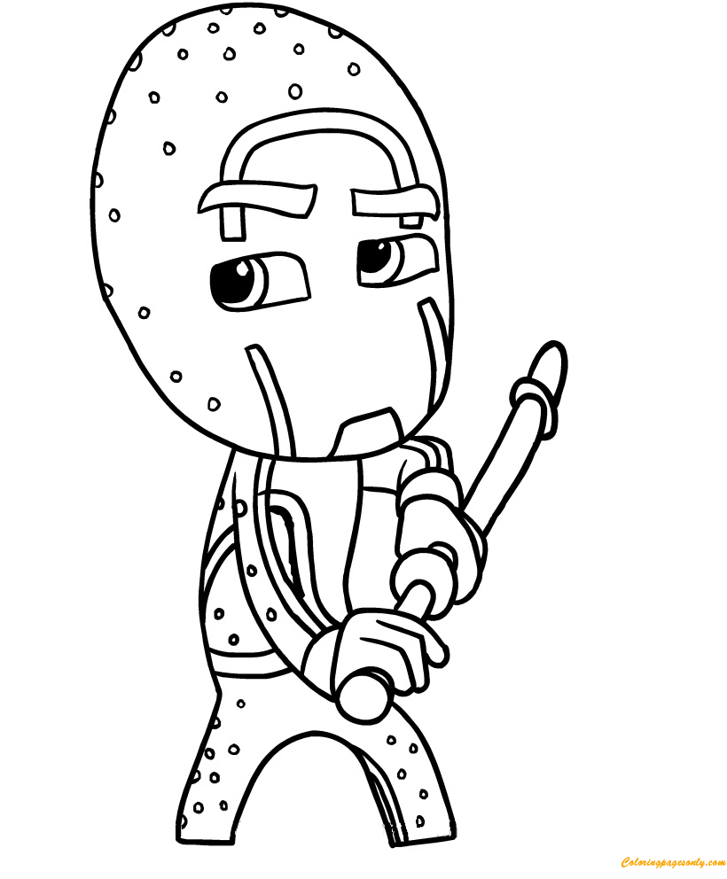 820x992 Night Ninja Of Pj Masks Coloring Page Pj Masks Coloring Pages