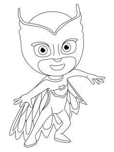 236x314 Pj Masks Coloring Pages Pj Mask, Pj And Masking