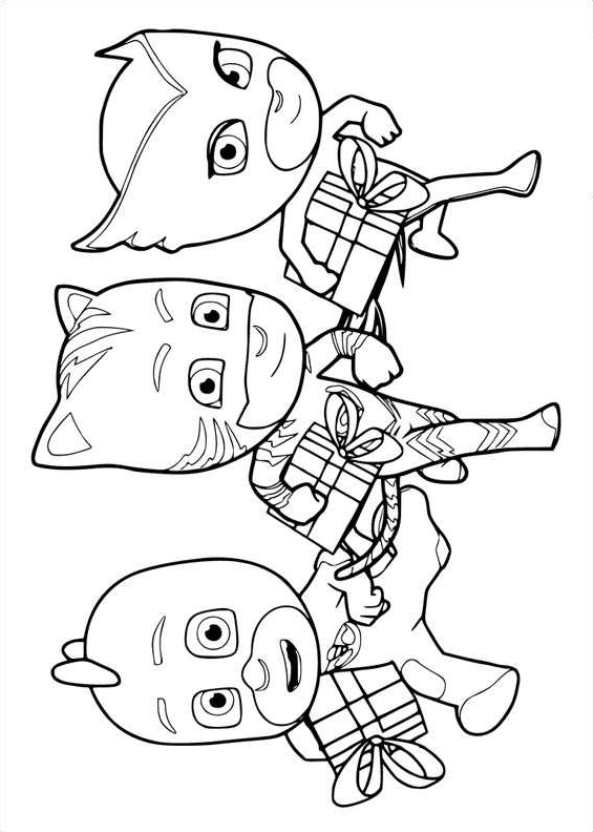 593x832 Kids N Coloring Pages Of Pj Masks