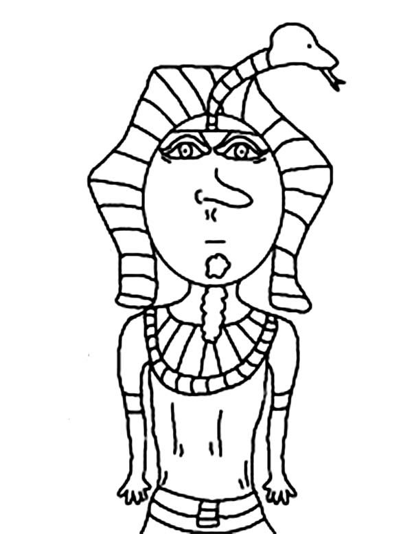 600x777 Cartoon Of Pharaoh In Plagues Of Egypt Coloring Page Coloring Sun