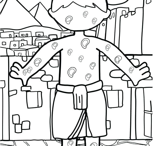 627x600 Plagues Of Egypt Coloring Pages Plagues Of Coloring Pages Ten
