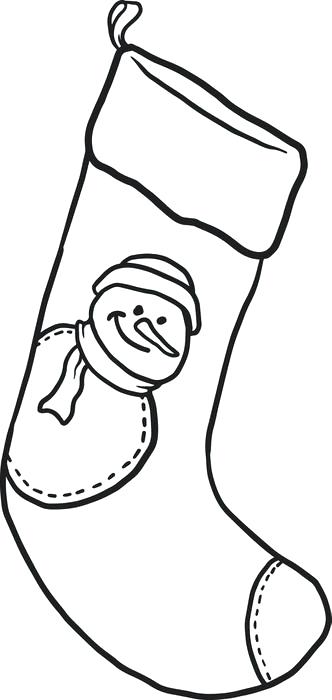 332x700 Stocking Coloring Page Click To See Printable Version Of Cat