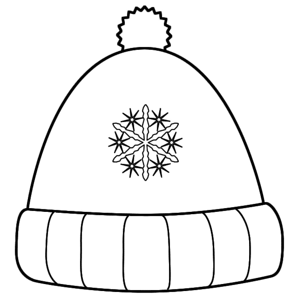 1024x1024 Fresh Plain Winter Hats Coloring Pages Templates Collection Great