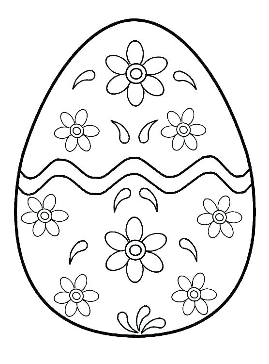 556x750 Easter Egg Coloring Pages Plantent