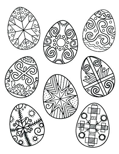 392x507 Easter Eggs Colouring Pages To Print Luxury Complicated Coloring