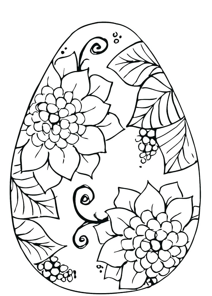 736x1025 Easter Egg Coloring Page Icontent