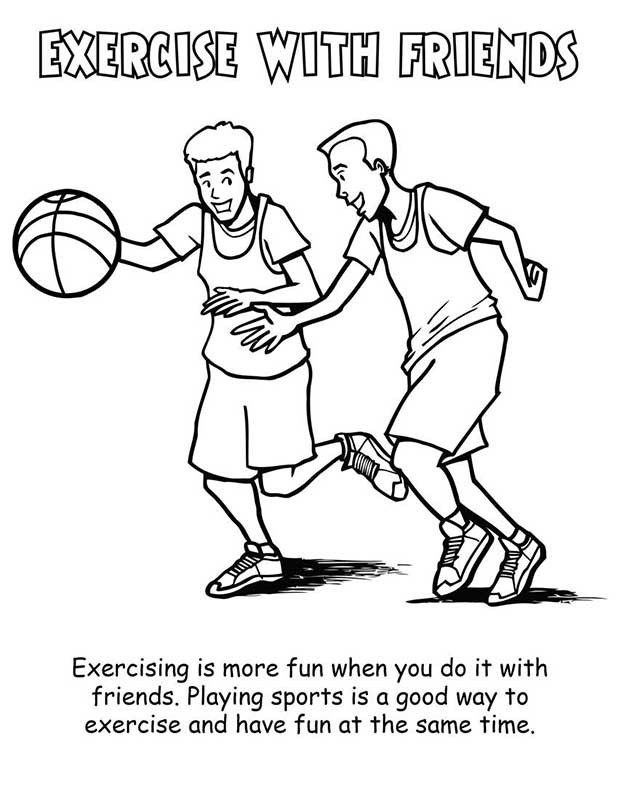 618x800 Exercise Coloring Pages Printable Freeside Fitness Plan