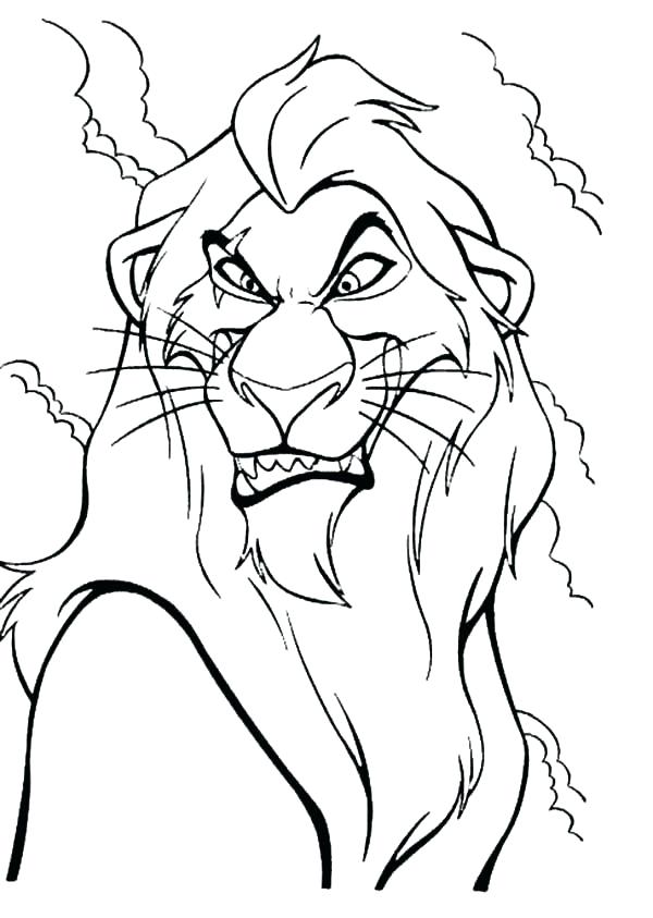 600x843 Scar Coloring Page